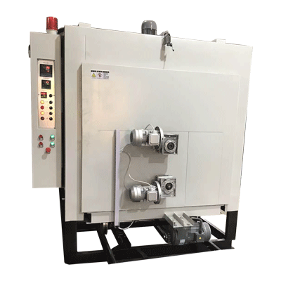 電動臺車帶旋轉烘箱001